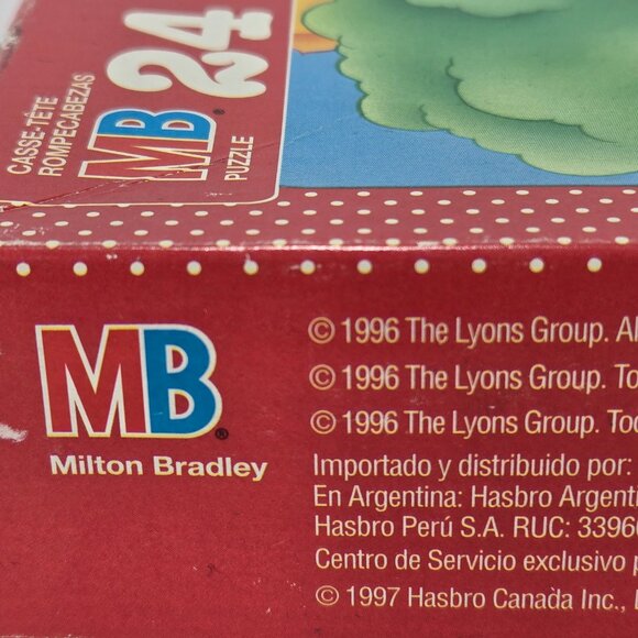 Vintage 1996 Milton Bradley Puzzles Barney & Friends Purple Dinosaur Baby Bop BJ - Picture 13 of 16